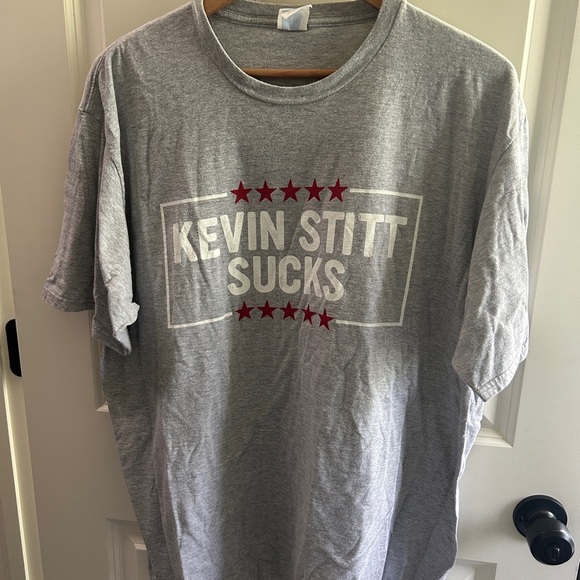 Gray Graphic Men's T-Shirt size 2XL cotton unisex. Could be repurposed? Oklahoma - Picture 1 of 6